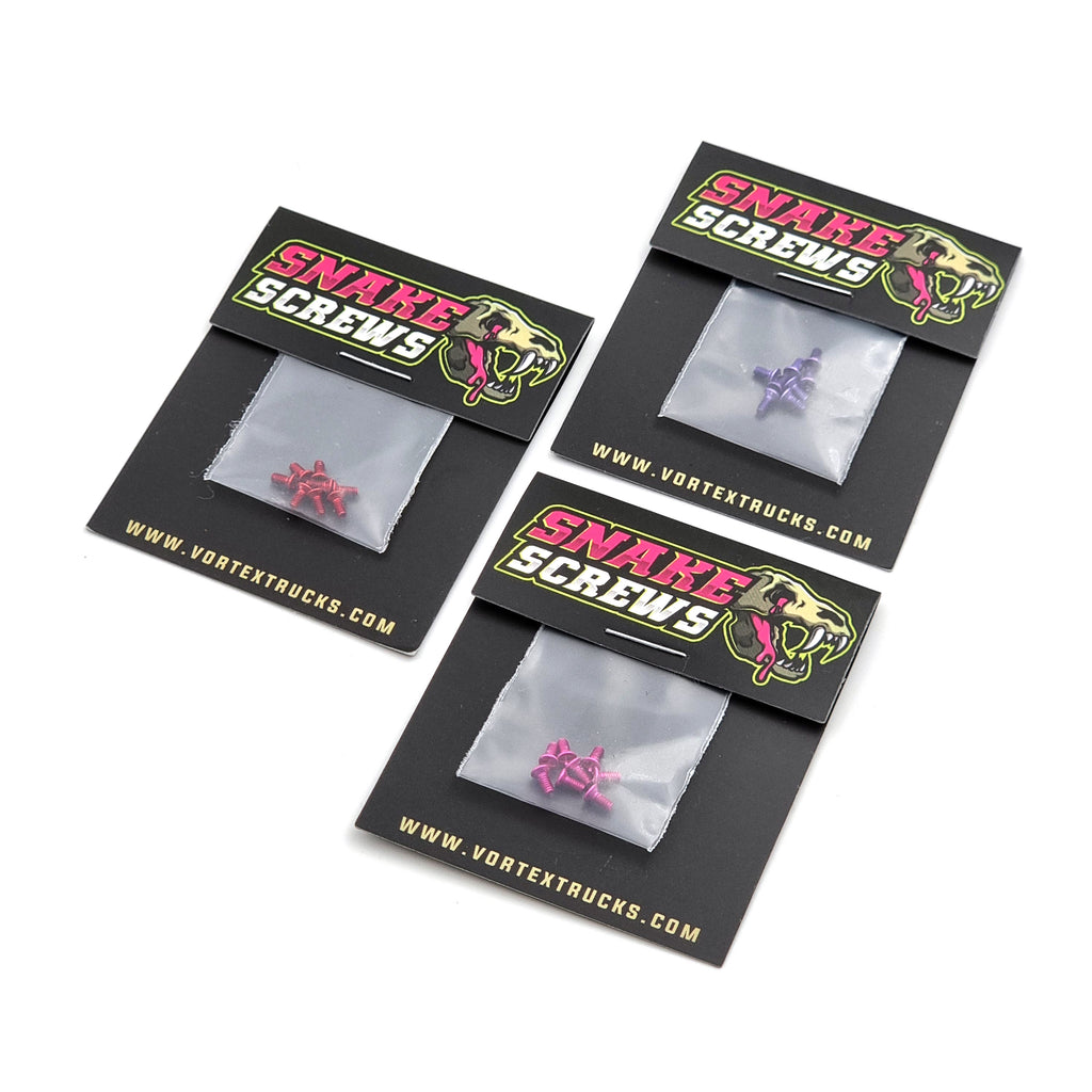 VORTEX Snake Screws - Multicolor – FlashBone Fingerboards