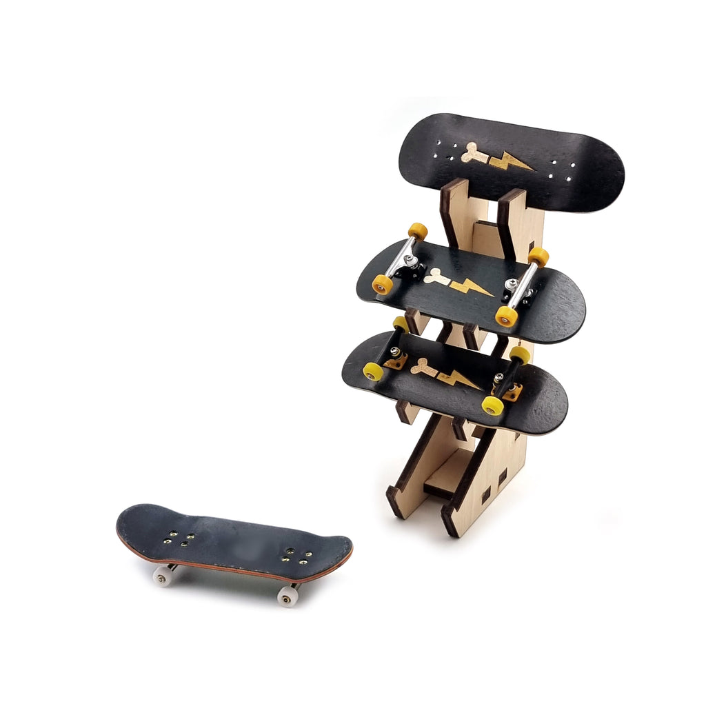 3+1 Fingerboard Rack (4-slots) with FlashBone Logo – FlashBone Fingerboards