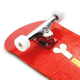 FlashBone Split-Ply Deck (Red) | Classic Split Shape | Logo Edition